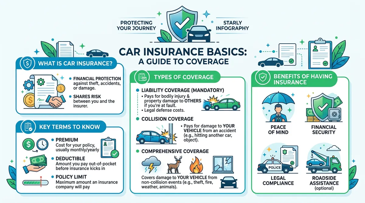 Схематичное представление базовых элементов автострахования